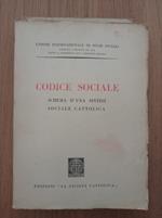 Codice sociale schema d'una sintesi sociale cattolica