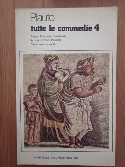 Tutte le commedie 4 - T. Maccio Plauto - copertina