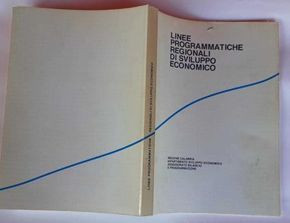Linee programmatiche regionali di sviluppo economico - copertina