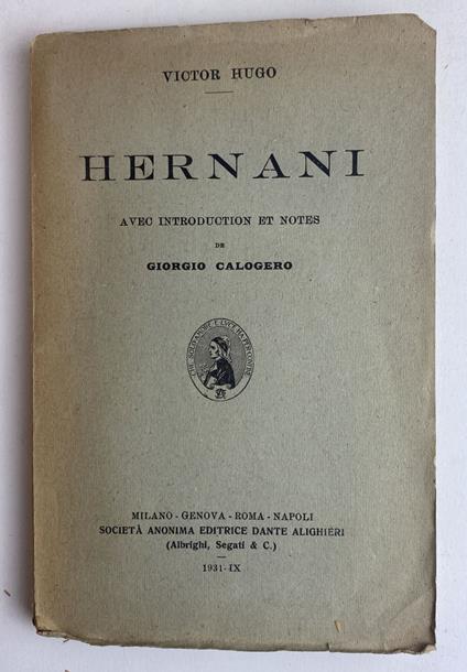 Hernani - Victor Hugo - copertina