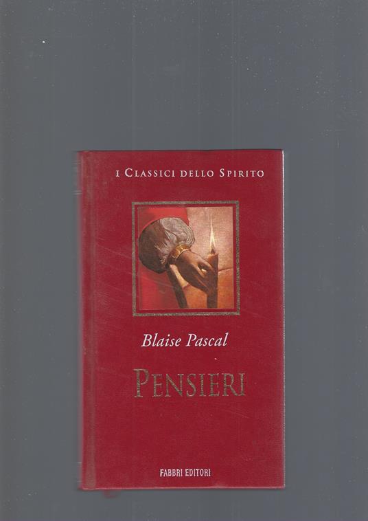 Pensieri - Blaise Pascal - copertina