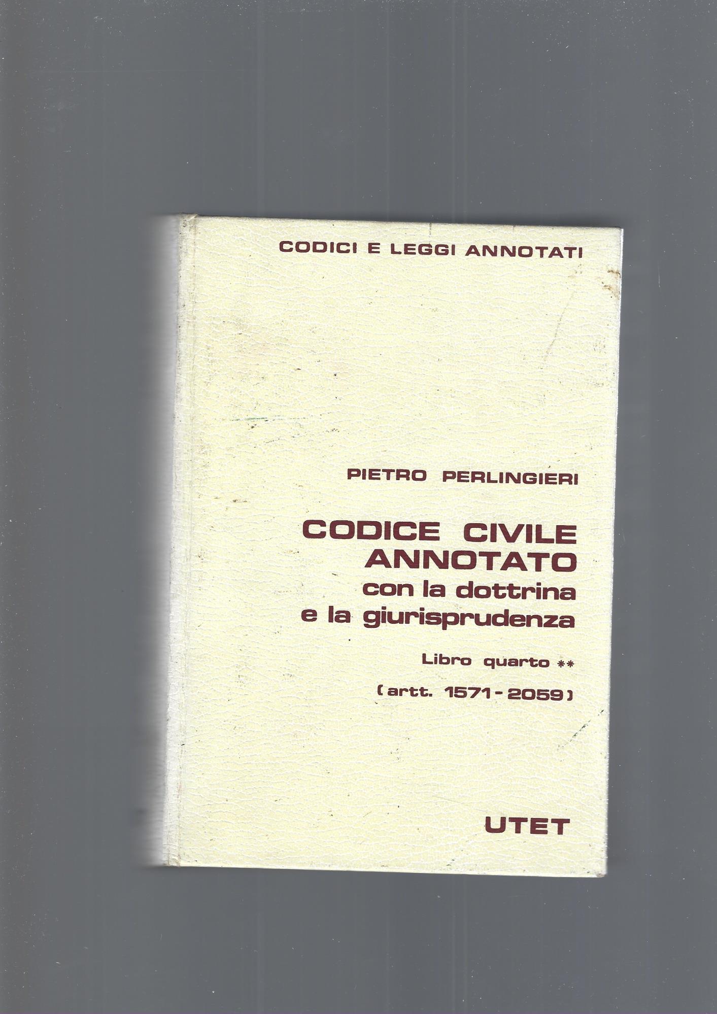 CODICE CIVILE ANNOTATO, libro terzo, quarto e sesto