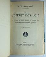De l'esprit des lois. Tome second