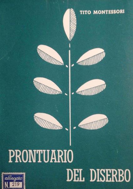 Prontuario del diserbo - copertina