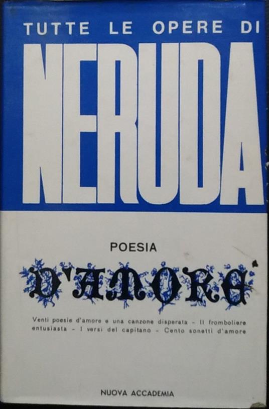 Poesia d'amore - Pablo Neruda - copertina