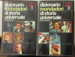 DIZIONARIO MONDADORI DI STORIA UNIVERSALE. 2 Volumi