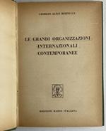 Le grandi organizzazioni internazionali contemporanee