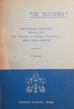 De ecclesia, costituzione dogmatica promulgata dal Concilio Ecumenico Vaticano II