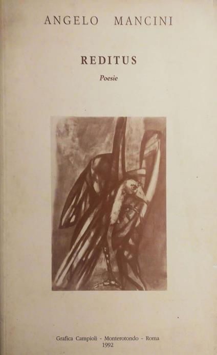 Reditus, poesie - Angelo Mancini - copertina