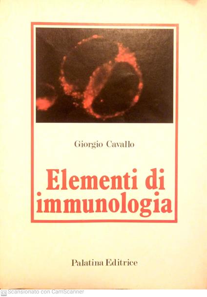 Elementi di immunologia - Giorgio Cavallo - copertina