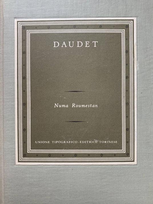 Numa Roumestan - Alphonse Daudet - copertina