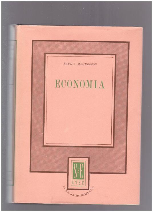 Economia - Paul A. Samuelson - copertina