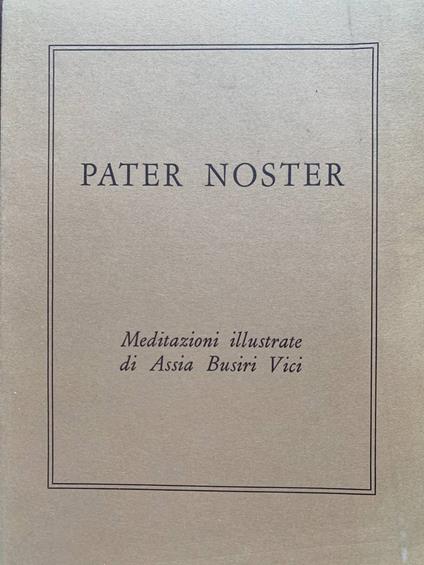 Pater Noster - copertina