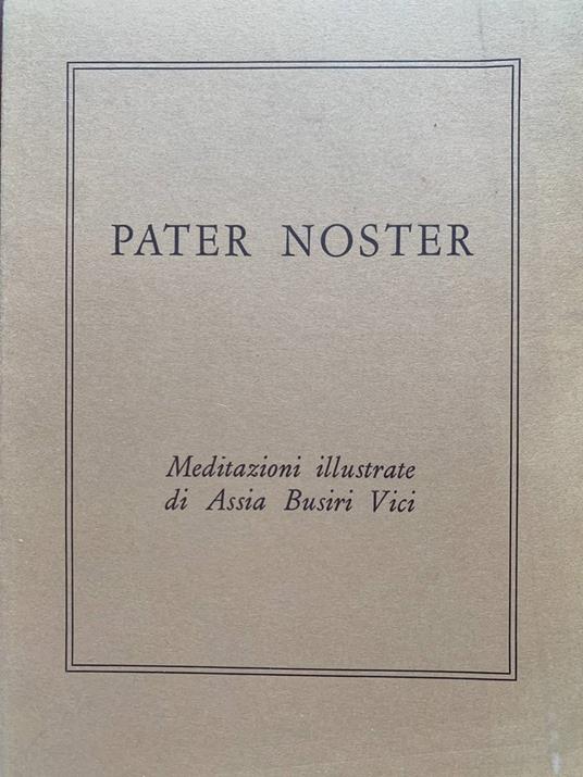 Pater Noster - copertina