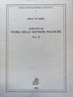 Appunti di storia delle dottrine politiche vol. 2