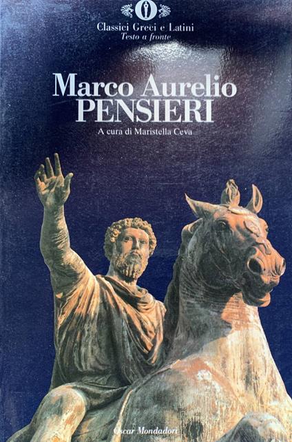 Pensieri. Testo greco a fronte - Marco Aurelio - copertina