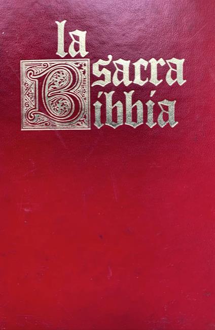 La Sacra Bibbia - copertina