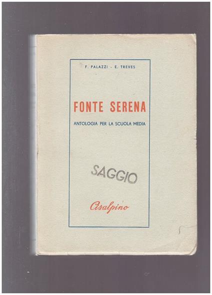 Fonte serena - copertina