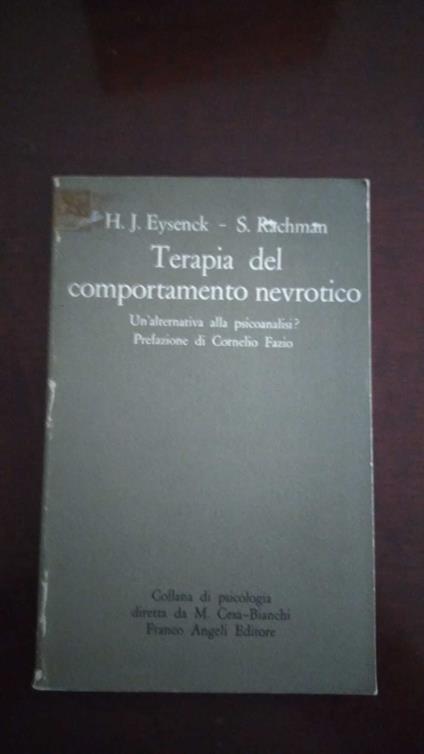 Terapia del comportamento nevrotico - Hans J. Eysenck - copertina