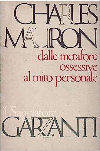 Dalle metafore ossessive al mito personale - Charles Marston - copertina