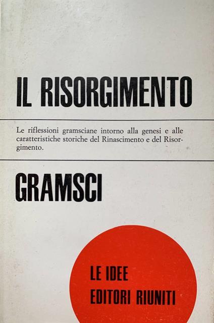 Il Risorgimento - Antonio Gramsci - copertina