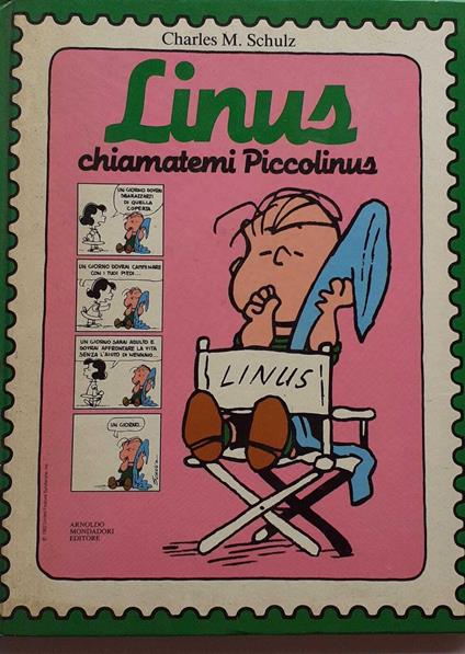 Linus, chiamatemi piccolinus - Charles M. Schulz - copertina