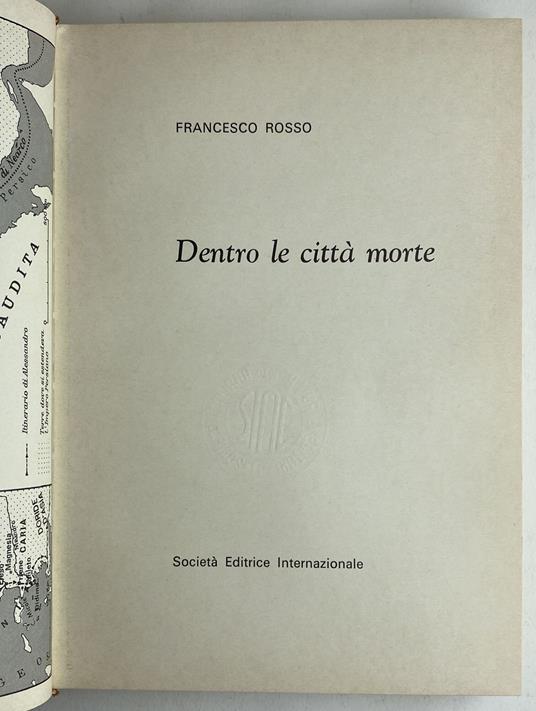 Dentro le città morte - Francesco Rosso - copertina