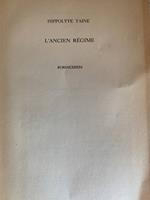 L' ancien régime