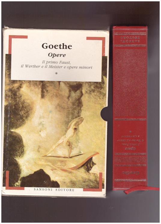 Opere vol.I - Il primo Faust, il Werther e il Meister e opere minori - copertina