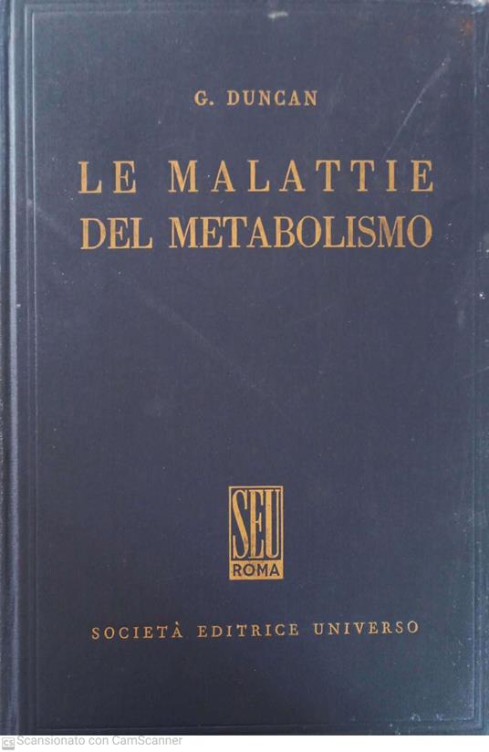 Malattie del metabolismo - copertina