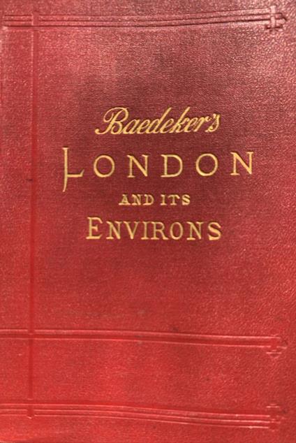 London and its environs - copertina