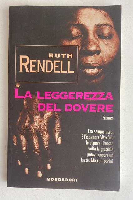La leggerezza del dovere - Ruth Rendell - copertina