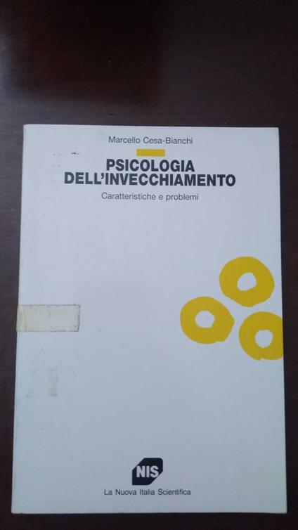 Psicologia dell'invecchiamento - Marcello Cesa-Bianchi - copertina