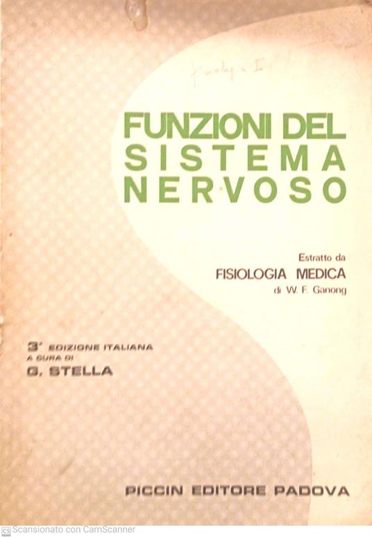 Funzioni del sistema nervoso - copertina