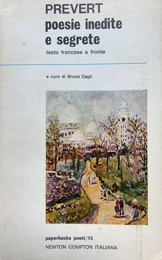 Poesie inedite e segrete - Jacques Prévert - copertina