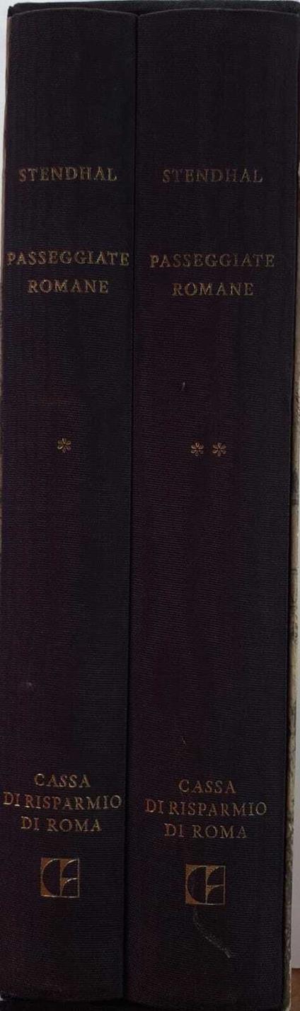 Passeggiate romane. Volume I II - Stendhal - copertina