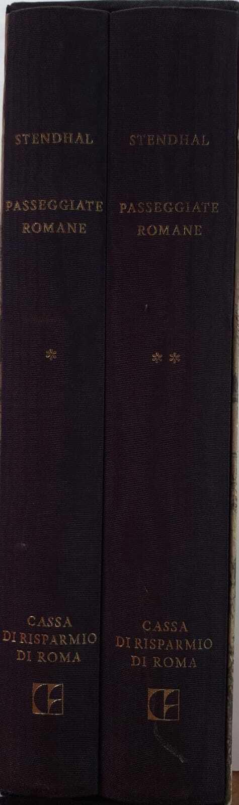 Passeggiate romane. Volume I II - Stendhal - copertina