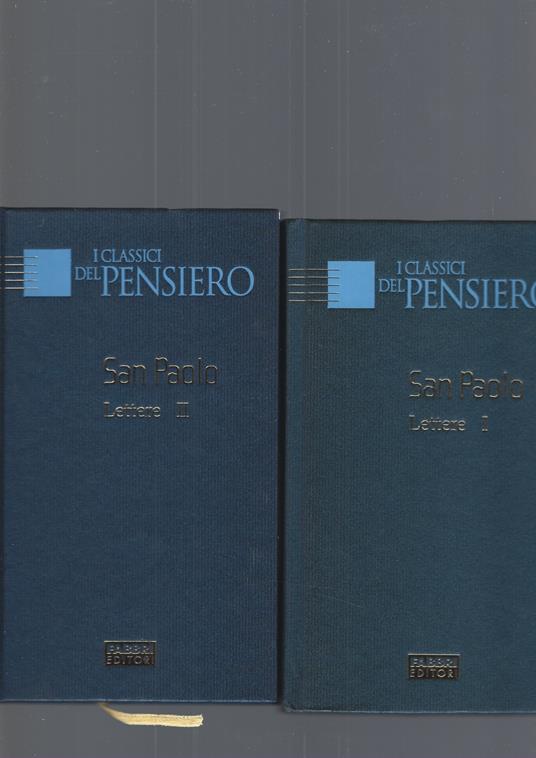LETTERE I e II - Paolo San - copertina