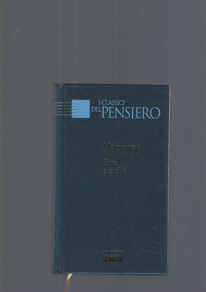 Eros e civiltà - Herbert Marcuse - copertina