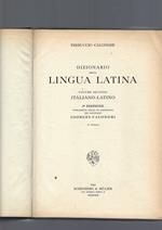 Dizionario Della Lingua Latina. Volume Ii. Italiano-Latino