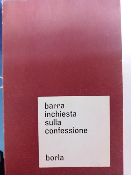 Barra inchiesta sulla confessione - copertina