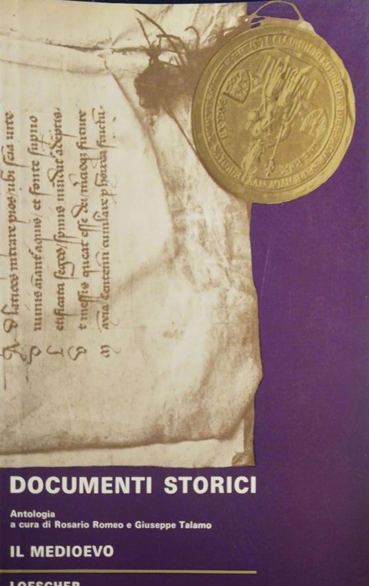 Documenti storici: il Medioevo Vol. I - copertina