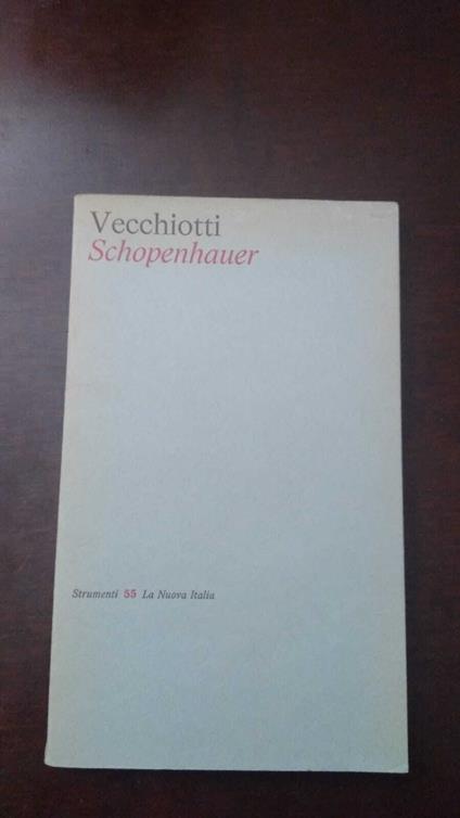 Schopenhauer - Icilio Vecchiotti - copertina