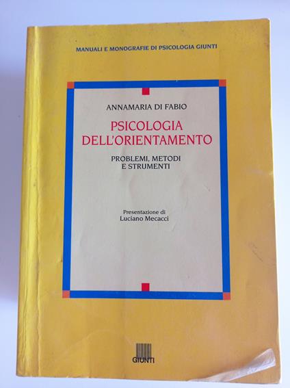 Psicologia dell'orientamento. Problemi, metodi e strumenti - copertina