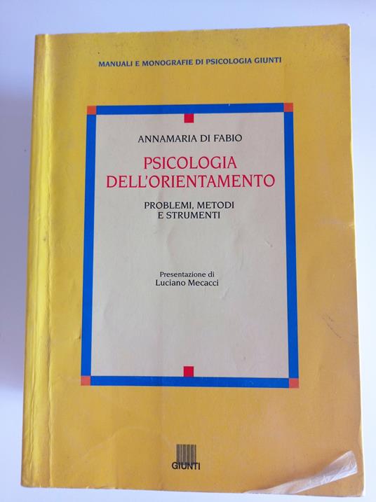 Psicologia dell'orientamento. Problemi, metodi e strumenti - copertina
