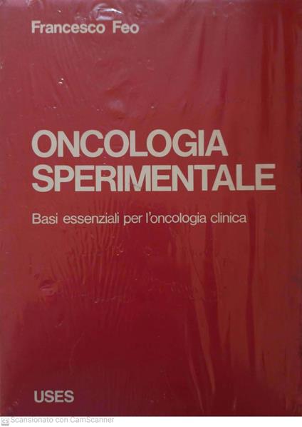 Oncologia sperimentale - Francesco Feo - copertina
