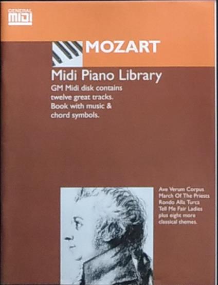 Mozart. Midi Piano Library - copertina