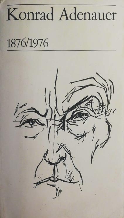Konrad Adenauer 1876/1976 - copertina