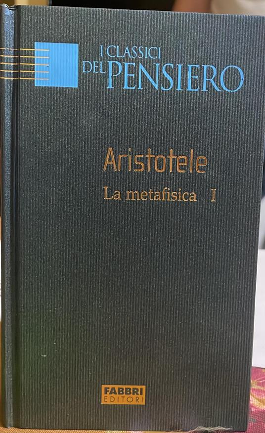 La Metafisica. I - Aristotele - copertina
