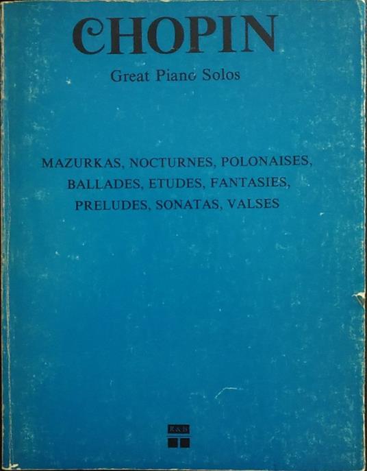 Great Piano Solos - Chopin - copertina